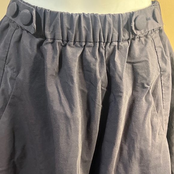 Zara Basic EUC navy Skater midi  style skirt. - Picture 3 of 8